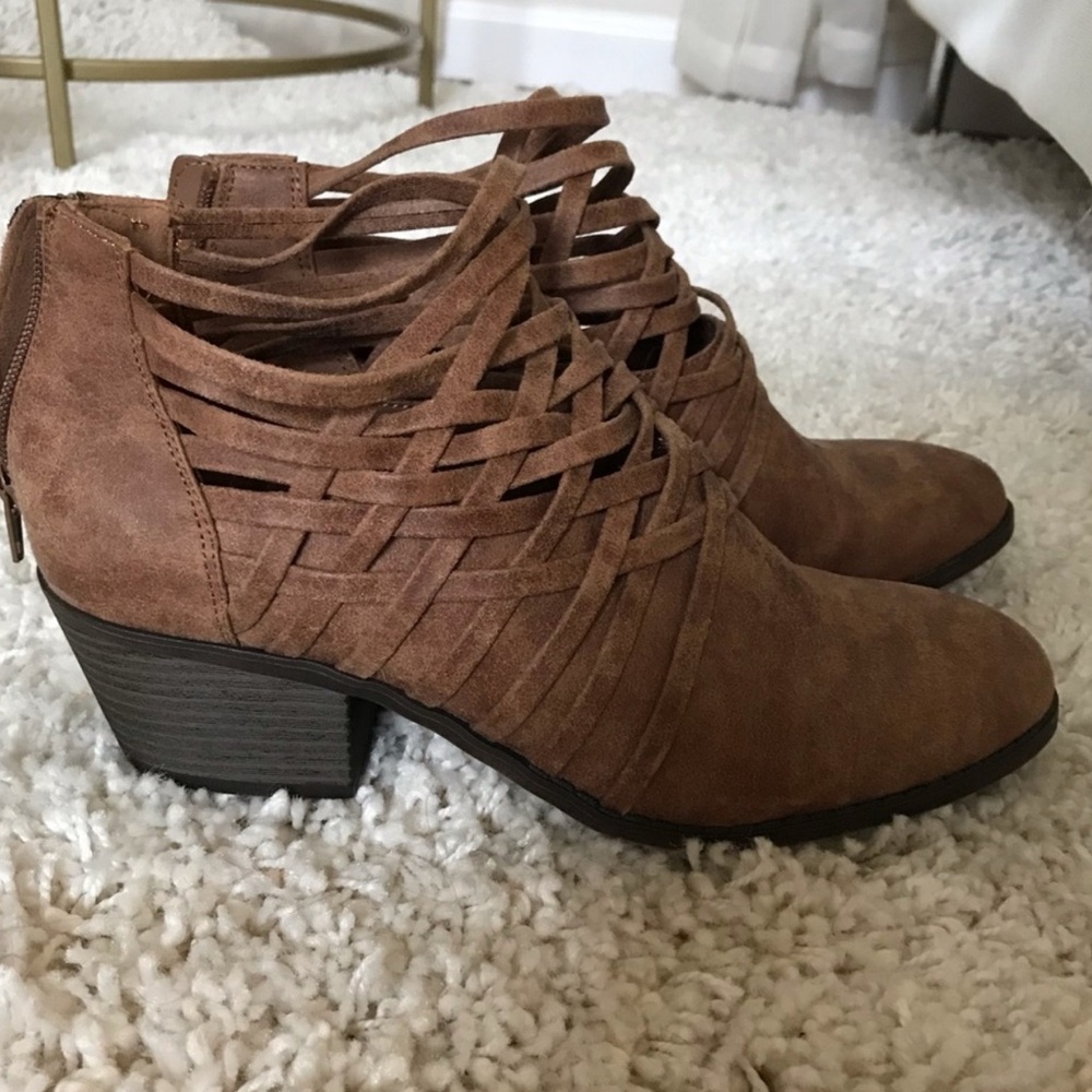 Strappy Fergilicious Ankle Booties